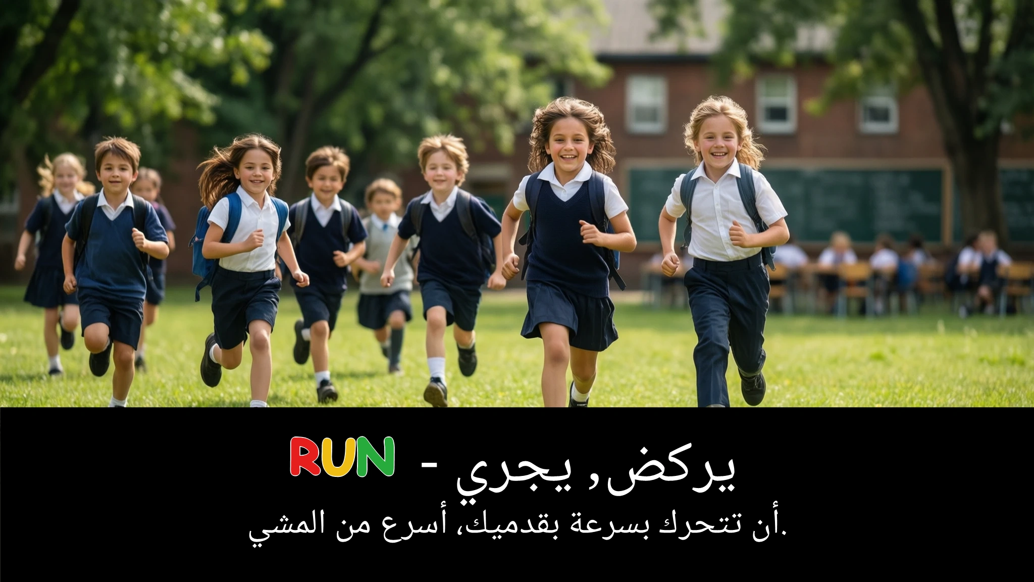 Arabic Illustration for run